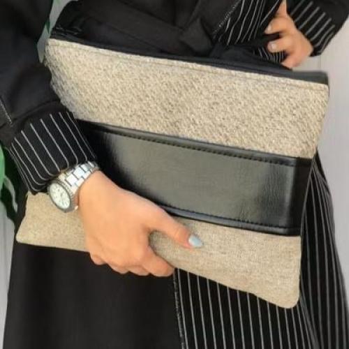 حقيبة باوتش قماش