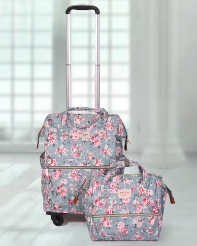 طقم حقيبة WOW (رمادي مشجر )