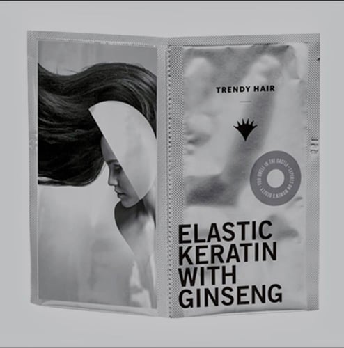 ماسك اظرف ترندي هير للشعر بالكيراتين والجنسنغ من ت...