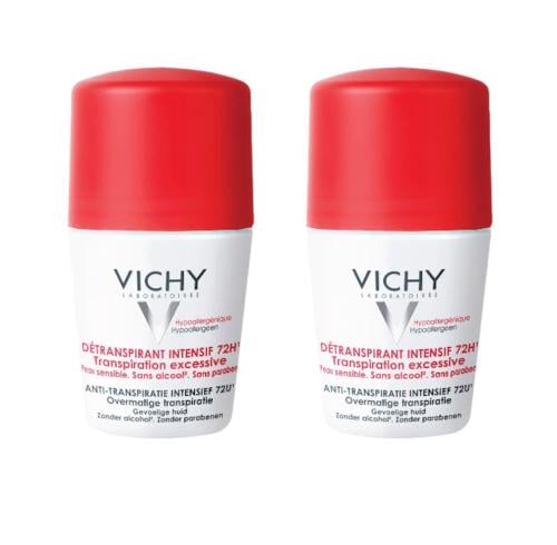 عبوتين من مزيل العرق المفرط رول 72 ساعة من فيشي -5...