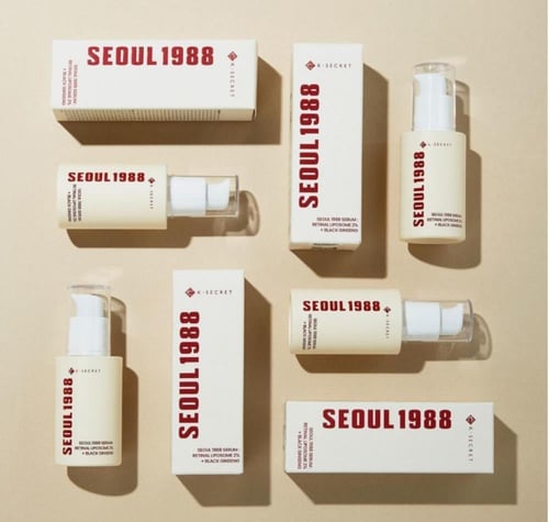 مجموعة كي سيكريت من سيول الكورية كريم العين + سيرو...