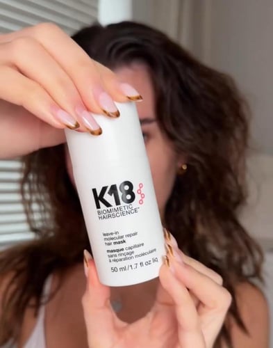 قناع K18 لإصلاح الشعر لا يحتاج للشطف، 50 مل