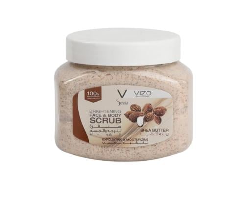 مقشر زبدة الشيا للوجه والجسم من فيزو - 500 مل