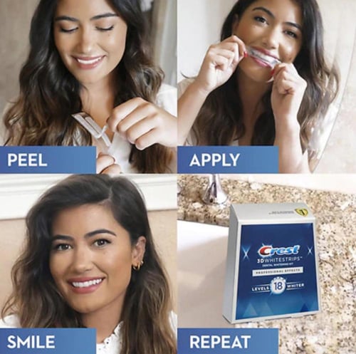 شرائح تبييض الاسنان بروفيشنال افكت ثري دي من كرست...