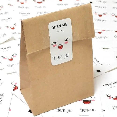 ستيكر تغليف المنتجات 50 حبه