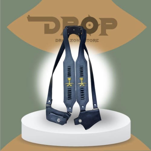 محزم مسدس ربع-سيفين ونخلة