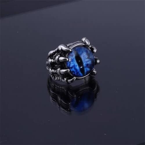 خاتم عين التنين ازرق-Blue Ring Dragon Eye