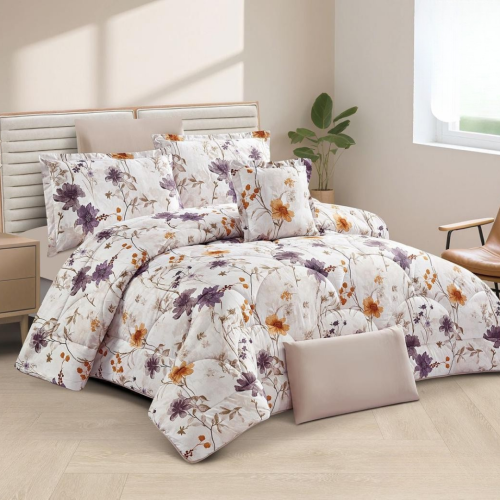 مفرش مزدوج ناعم مشجر ربيعي (2827)