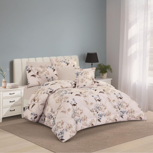 مفرش مزدوج ناعم مشجر ربيعي (2820)