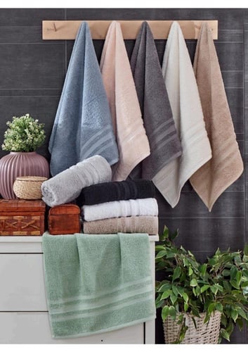 منشفة تركي مقاس 70×140 أخضر (2239.8)