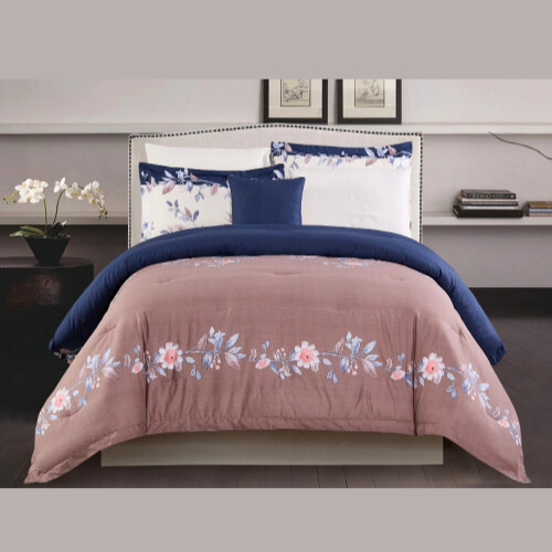 مفرش مزدوج قطن مشجر 8 قطع (1890)