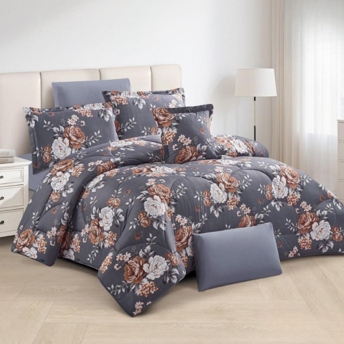 مفرش مزدوج ناعم مشجر ربيعي (2828)