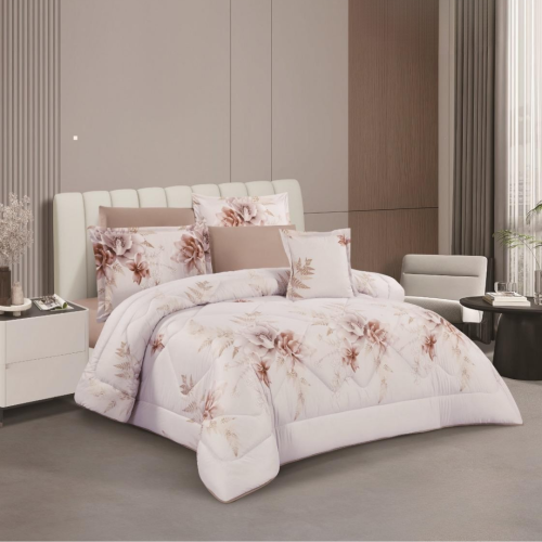 مفرش مزدوج ناعم مشجر ربيعي (2771)