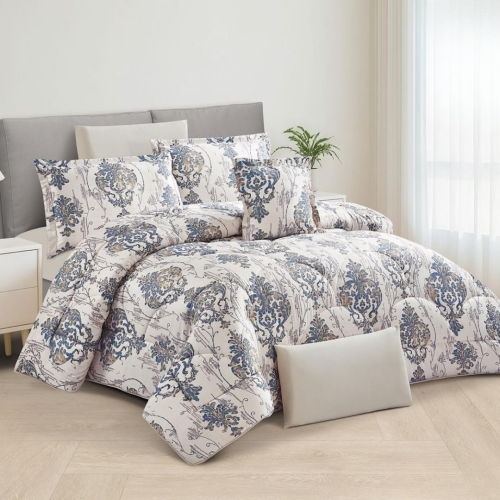 مفرش مزدوج ناعم مشجر ربيعي (2794)