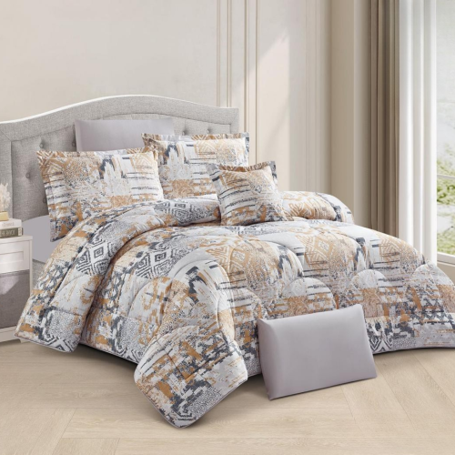 مفرش مزدوج ناعم مشجر ربيعي (2804)