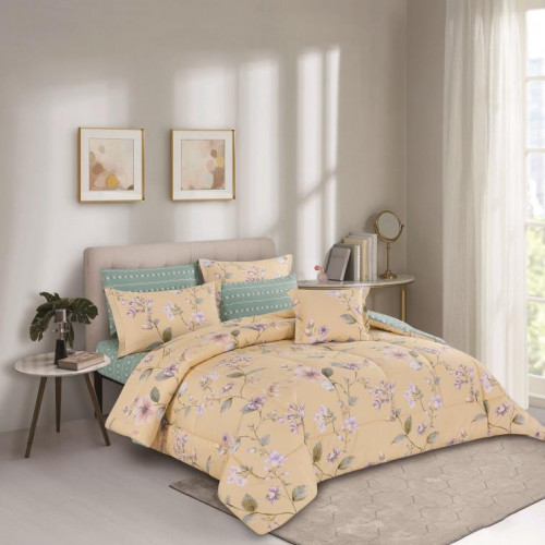 مفرش مزدوج قطن مشجر 7 قطع (1914)