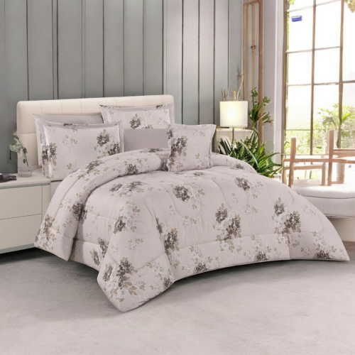 مفرش مزدوج ناعم مشجر ٧ قطع (2201)