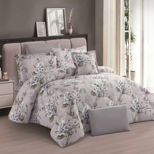 مفرش مزدوج ناعم مشجر ربيعي (2782)