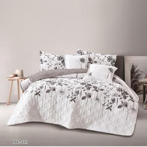 لحاف مضغوط مفرد ناعم مشجر 4 قطع (2043)