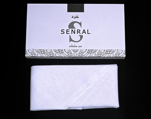 غترة SENRAL رجالية بيضاء – تصميم أنيق وجودة عالية
