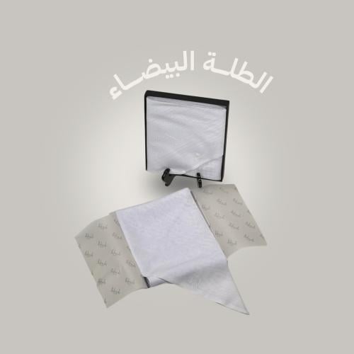 بكج الطلة البيضاء | شماغ أبيض وغترة بيضاء