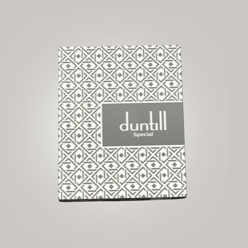 شماغ DUNTILL Special الأبيض الفاخر بنقشة ناعمة