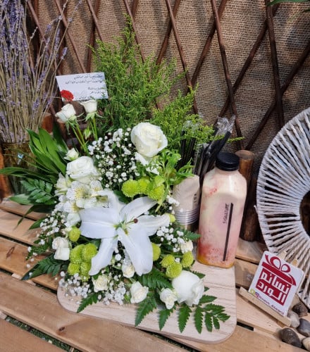 تنسيق عصير بالورد