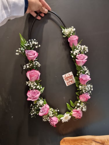 عقد ورد طبيعي 0075