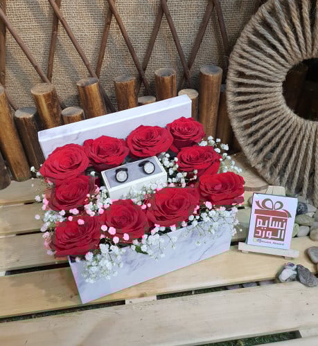 بوكس ورد طبيعي وكبك