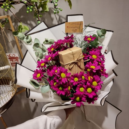 باقة ورد بدون الهدية