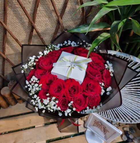 ربع باتشي ورد طبيعي