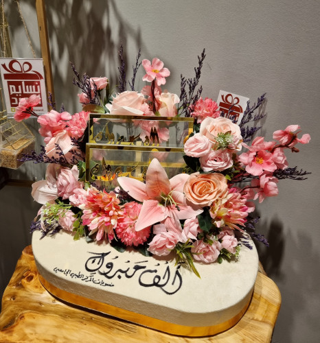 لوح خشب ورد صناعي شبه طبيعي