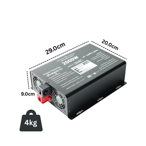 محول دراقون موجة معدلة 2000 واط