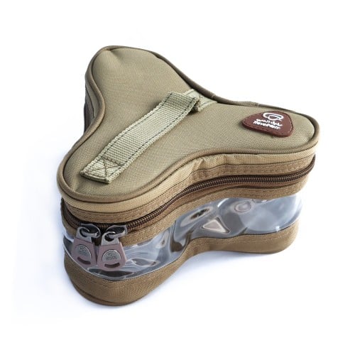 شنطة بهارات مثلثة مع 3 علب 300 مل لون ربيعي