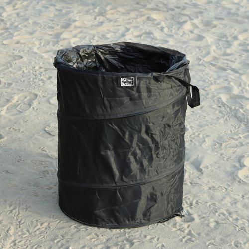 سلة نفايات متنقلة من سحابة خير