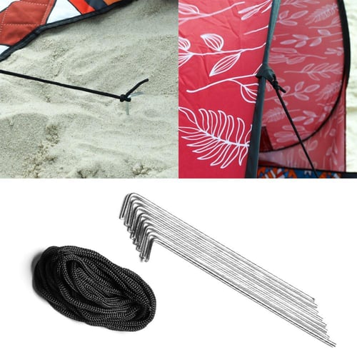 خيمة شاطئ من سحابة خير - أحمر