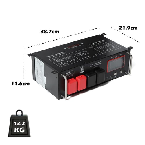 بطارية الليثيوم المطورة 100 أمبير - الإصدار الثاني