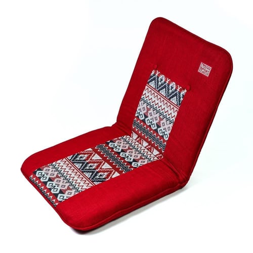 مقعد أرضي من سحابة خير - أحمر