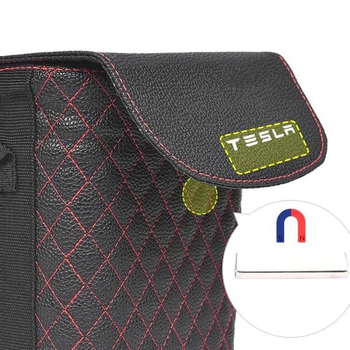 سلة بغطاء تعلق خلف الكرسي