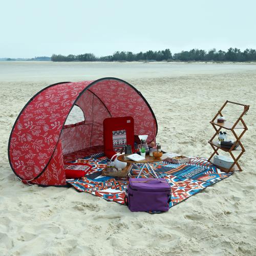 مجموعة الشاطئ من سحابة خير - أحمر