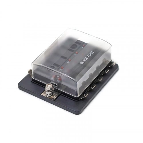 بيت عشر فيوزات مع ليد