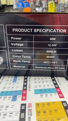 كشافات ليد كبير 9انش