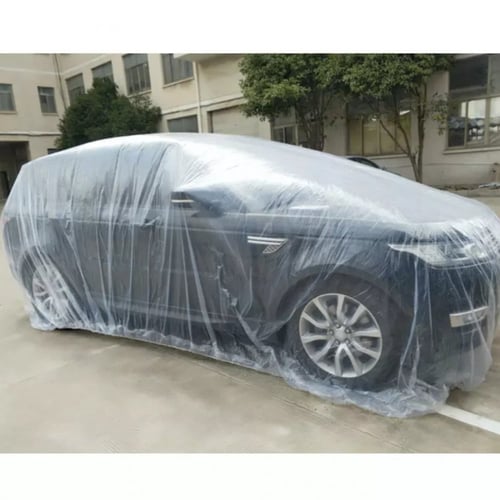 غطاء شفاف للسياره مزود بمغاط مرن