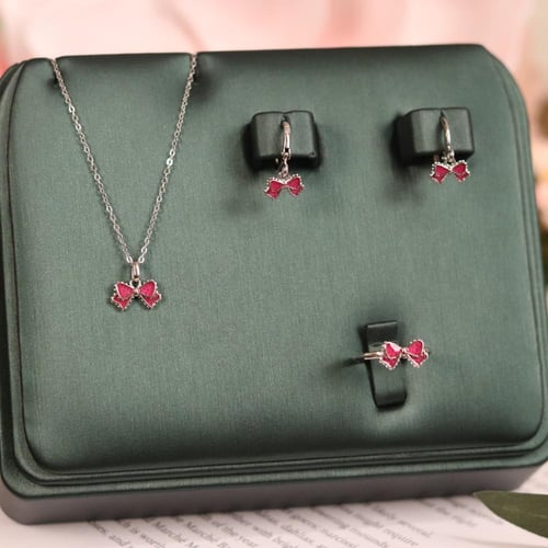 طقم الفيونكة الزهرية - 0560