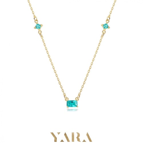 عقد أنيق من الفضة عيار 925 وحجر الزركون - 049