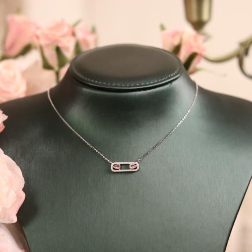 عقد أنيق فضي - 0425