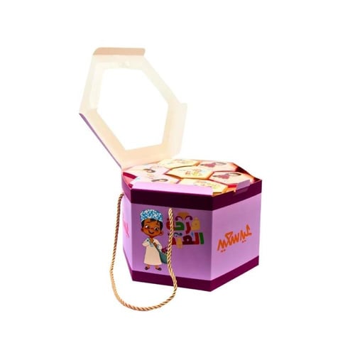 علب كرتونية ١٤ حبة داخل بوكس كبير سداسي توزيعات ال...