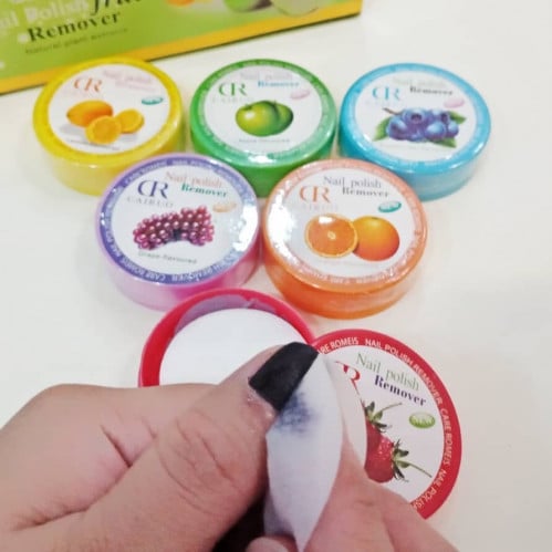 مزيل مناكير ( اللوان عشوائية) 3 قطع مع بعض