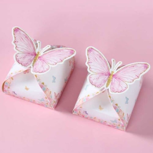 علب الفراشة الصغيرة للتوزيعات ١٢علبة