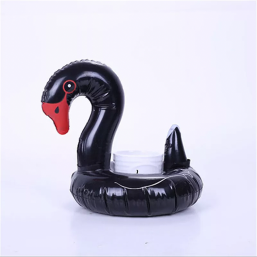 حامل اكواب المسبح على شكل بطة سوداء